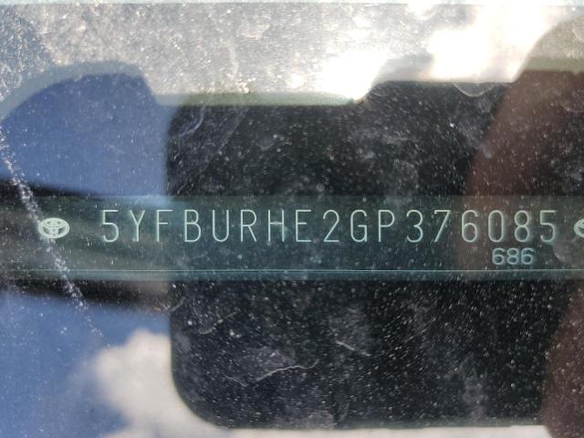 Photo 10 from auction – 2016 TOYOTA COROLLA L with VIN 5YFBURHE2GP376085