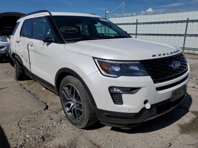 FORD EXPLORER S 2018 with VIN 1FM5K8GT7JGB02771 - Photo from auction