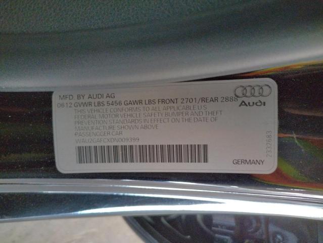 Photo 10 from auction – 2013 AUDI A7 PRESTIG with VIN WAU2GAFCXDN009399