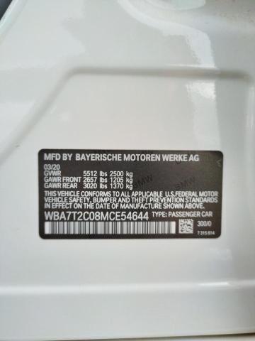 Photo 10 from auction – 2021 BMW 740 I with VIN WBA7T2C08MCE54644