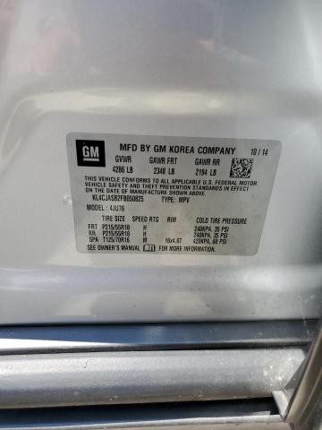 Photo 10 from auction – 2015 BUICK ENCORE with VIN KL4CJASB2FB050825