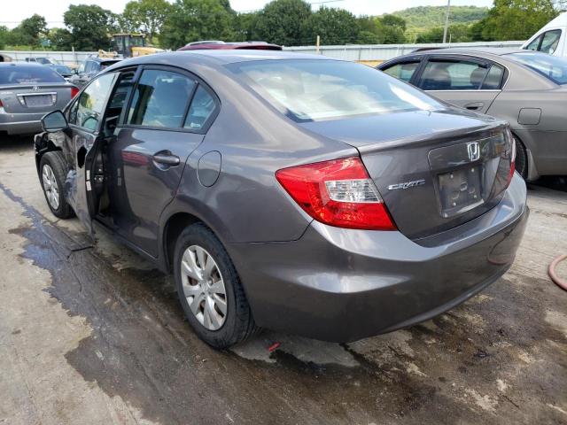 Photo 3 from auction – 2012 HONDA CIVIC LX with VIN 19XFB2F52CE082358