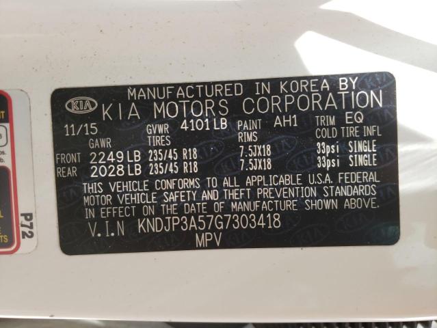 Снимка 10 от търг – 2016 KIA SOUL + с VIN KNDJP3A57G7303418