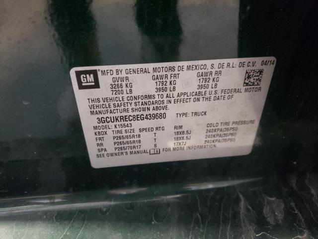 Photo 10 from auction – 2014 CHEVROLET SILVERADO with VIN 3GCUKREC8EG439680