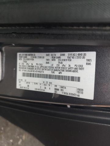 صورة رقم 10 من المزاد - 2014 FORD ESCAPE TIT مع VIN 1FMCU9J91EUD55273