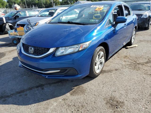 Photo 2 from auction – 2014 HONDA CIVIC LX with VIN 19XFB2F54EE206133