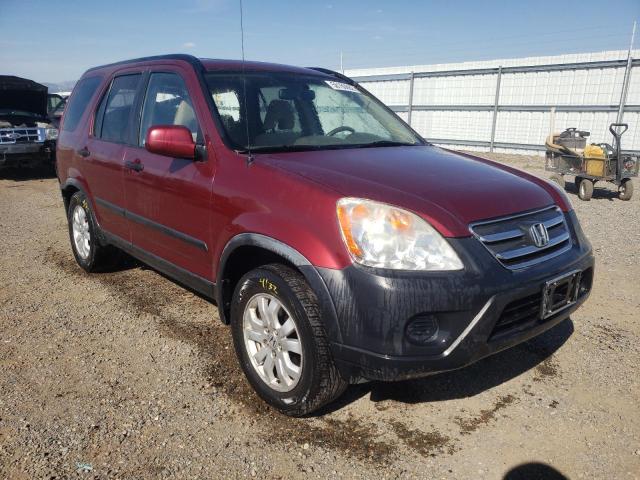 HONDA CR-V 2006 with VIN JHLRD78876C022277 - Photo from auction