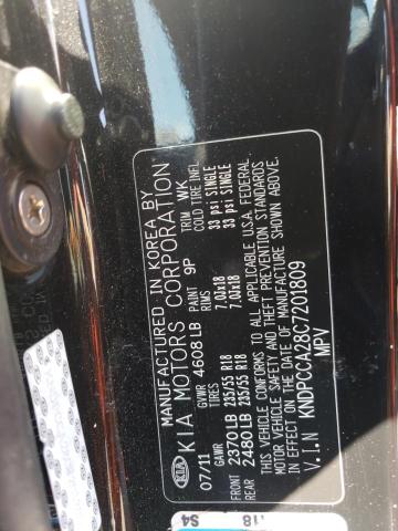 Photo 10 from auction – 2012 KIA SPORTAGE E with VIN KNDPCCA28C7201809