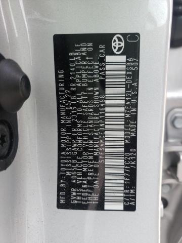 Photo 10 from auction – 2022 TOYOTA COROLLA SE with VIN 5YFS4MCE0NP116498