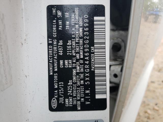 Photo 10 from auction – 2013 KIA OPTIMA SX with VIN 5XXGR4A69DG236990