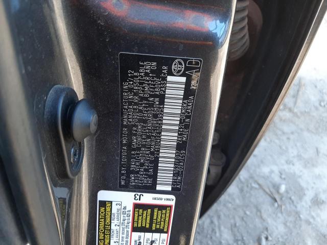 Photo 10 from auction – 2012 TOYOTA COROLLA BA with VIN 2T1BU4EE1CC839254