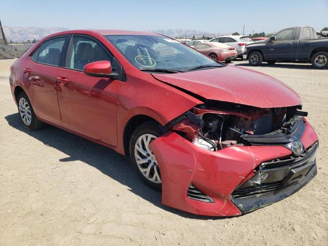 TOYOTA COROLLA L 2019 with VIN 5YFBURHE7KP924347 - Photo from auction