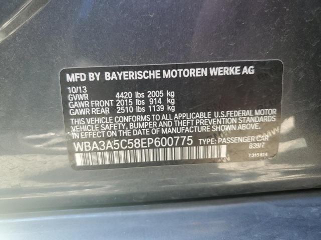 Photo 10 from auction – 2014 BMW 328 I with VIN WBA3A5C58EP600775
