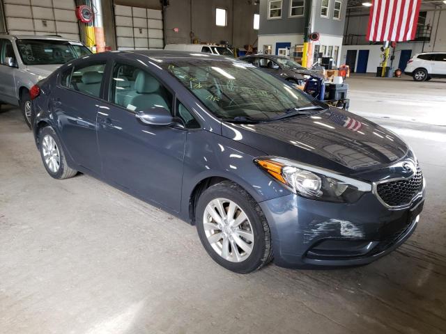 KIA FORTE LX 2014 with VIN KNAFX4A63E5143497 - Photo from auction