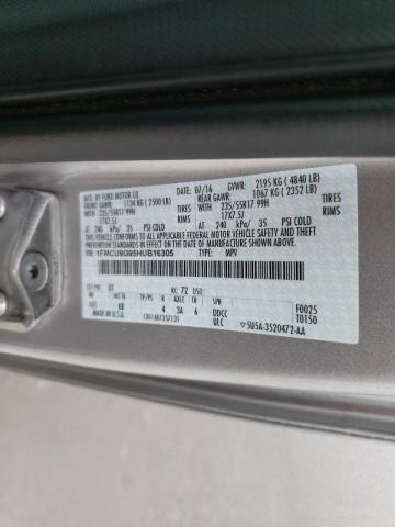Photo 10 from auction – 2017 FORD ESCAPE SE with VIN 1FMCU9G95HUB16305