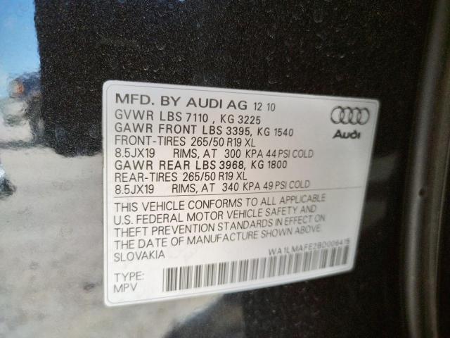 Фото 10 с аукциона – 2011 AUDI Q7 PREMIUM с VIN WA1LMAFE2BD006415