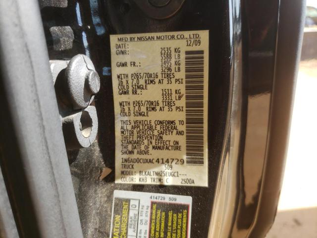 Photo 10 from auction – 2010 NISSAN FRONTIER K with VIN 1N6AD0CUXAC414729