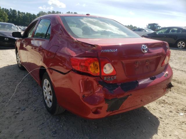 Photo 3 from auction – 2009 TOYOTA COROLLA BA with VIN 1NXBU40E99Z130165