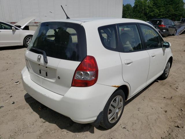 Photo 4 from auction – 2007 HONDA FIT with VIN JHMGD374X7S038796