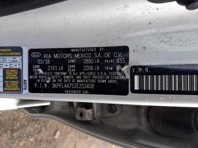 Photo 10 from auction – 2018 KIA FORTE LX with VIN 3KPFL4A75JE253408