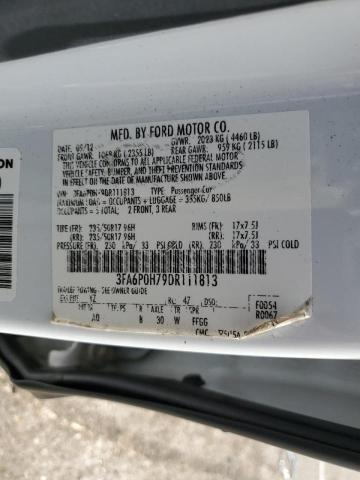 Photo 10 from auction – 2013 FORD FUSION SE with VIN 3FA6P0H79DR111813