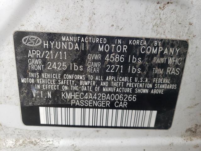 Photo 10 from auction – 2011 HYUNDAI SONATA HYB with VIN KMHEC4A42BA006266