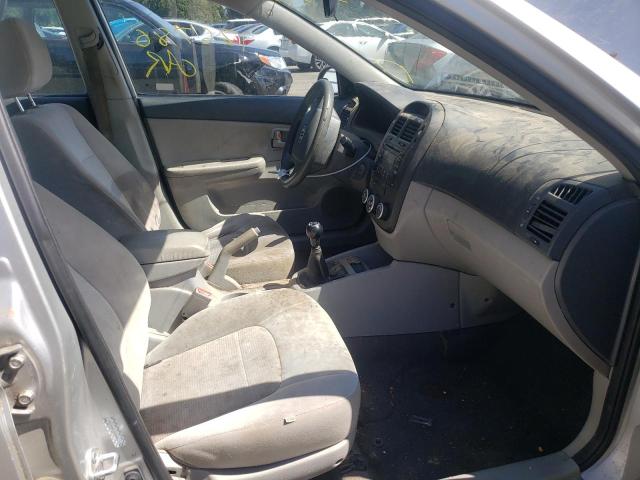 Photo 5 from auction – 2009 KIA SPECTRA EX with VIN KNAFE221395607908