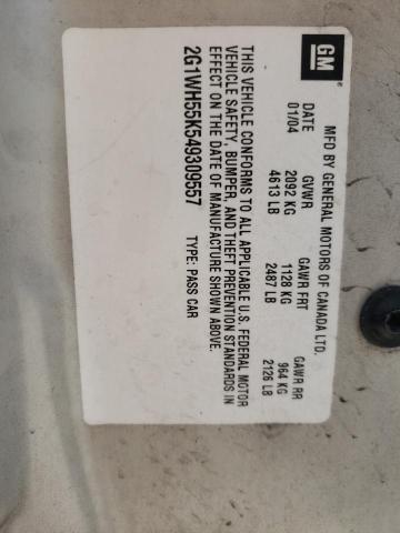 Photo 10 from auction – 2004 CHEVROLET IMPALA LS with VIN 2G1WH55K549309557