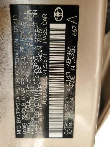 صورة رقم 10 من المزاد - 2011 TOYOTA COROLLA BA مع VIN JTDBU4EE4B9132671