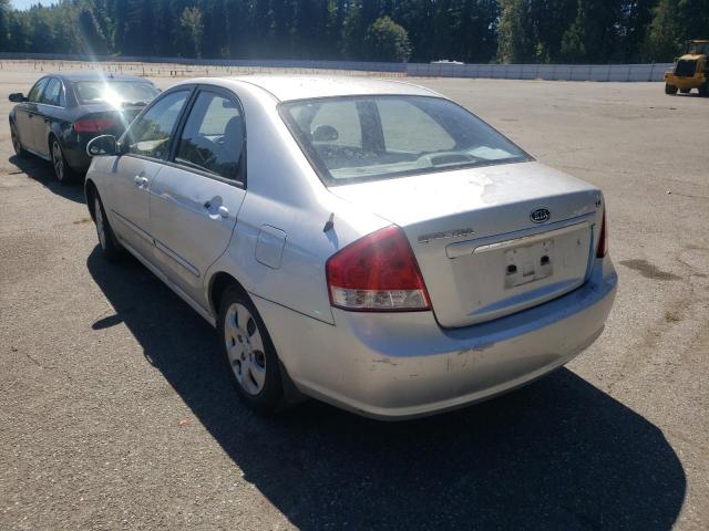 Photo 3 from auction – 2009 KIA SPECTRA EX with VIN KNAFE221395607908