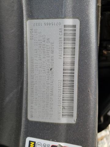 Photo 10 from auction – 2004 VOLKSWAGEN PASSAT GLS with VIN WVWVD63B04E263222