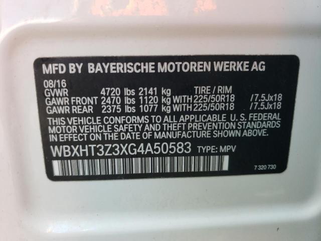 Photo 10 from auction – 2016 BMW X1 XDRIVE2 with VIN WBXHT3Z3XG4A50583