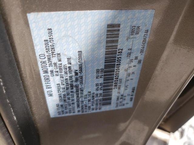 Photo 10 from auction – 2004 MERCURY MONTEREY with VIN 2MRDA20204BJ05182
