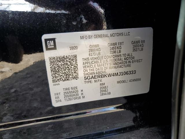 Photo 10 from auction – 2021 BUICK ENCLAVE ES with VIN 5GAERBKW4MJ106333