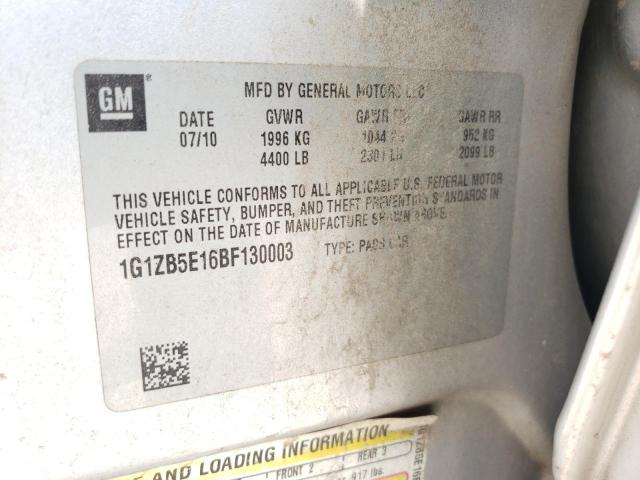 Photo 10 from auction – 2011 CHEVROLET MALIBU LS with VIN 1G1ZB5E16BF130003