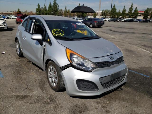 KIA RIO LX 2014 with VIN KNADM5A38E6406654 - Photo from auction