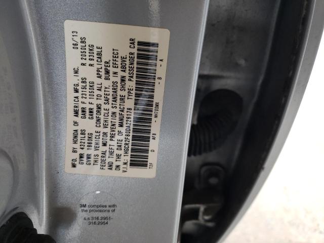 Photo 10 from auction – 2013 HONDA ACCORD EXL with VIN 1HGCR2F80DA226178
