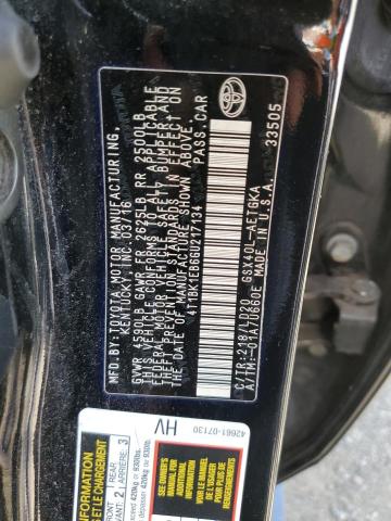 Photo 10 from auction – 2016 TOYOTA AVALON XLE with VIN 4T1BK1EB6GU217134