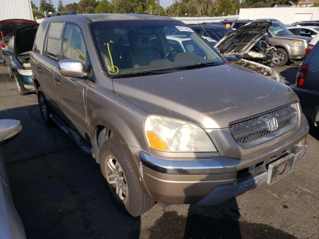 Photo 1 from auction – 2003 HONDA PILOT EXL with VIN 2HKYF18553H535839