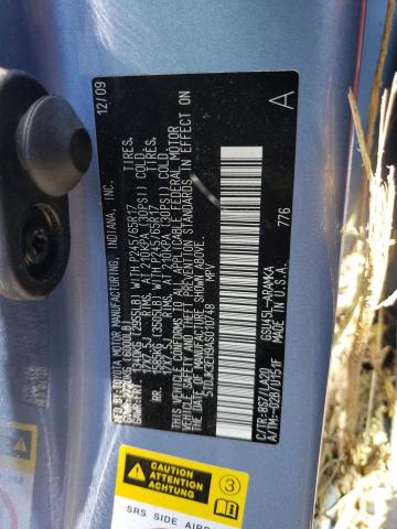 Photo 10 from auction – 2010 TOYOTA HIGHLANDER with VIN 5TDJK3EH9AS010748