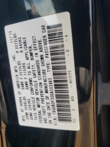 Photo 10 from auction – 2016 ACURA TLX with VIN 19UUB2F30GA002863