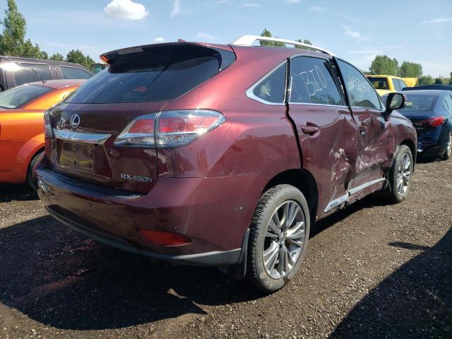 Photo 4 from auction – 2014 LEXUS RX 450 with VIN JTJBC1BA8E2452301