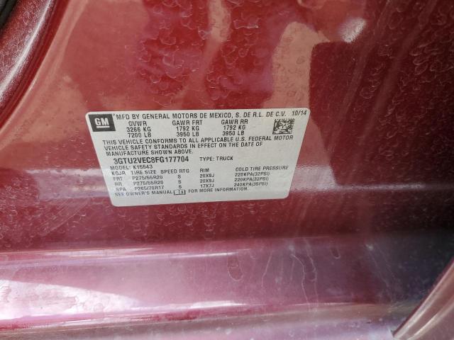 Photo 10 from auction – 2015 GMC SIERRA K15 with VIN 3GTU2VEC8FG177704