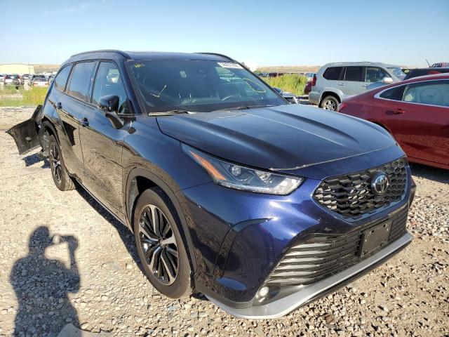 TOYOTA HIGHLANDER 2022 with VIN 5TDJZRBH3NS168639 - Photo from auction