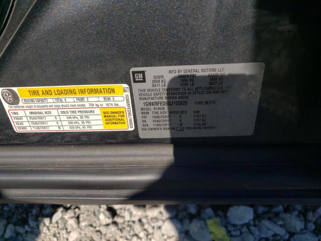 Photo 10 from auction – 2013 CHEVROLET TRAVERSE L with VIN 1GNKRFED9DJ100828