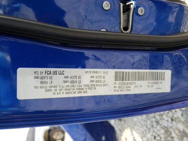 Photo 10 from auction – 2019 DODGE CHARGER SC with VIN 2C3CDXGJ9KH662770