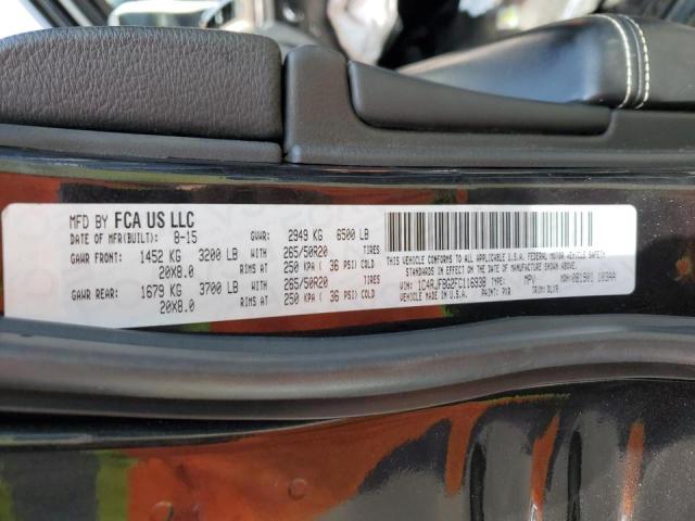 Photo 10 from auction – 2015 JEEP GRAND CHER with VIN 1C4RJFBG2FC116938