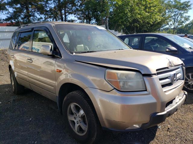 HONDA PILOT EX 2006 with VIN 2HKYF18576H516021 - Photo from auction