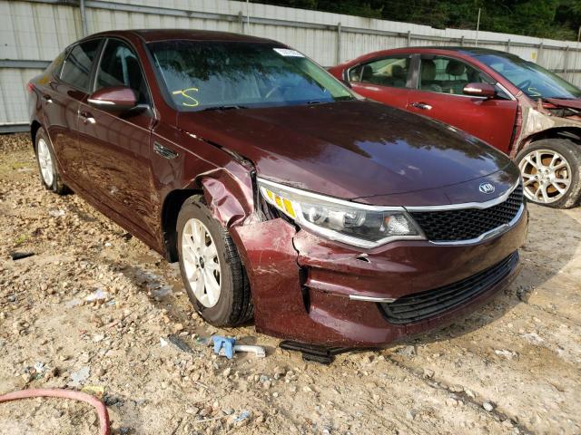 KIA OPTIMA LX 2018 with VIN 5XXGT4L34JG180280 - Photo from auction