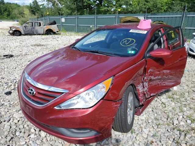 Photo 2 from auction – 2014 HYUNDAI SONATA GLS with VIN 5NPEB4AC0EH816488